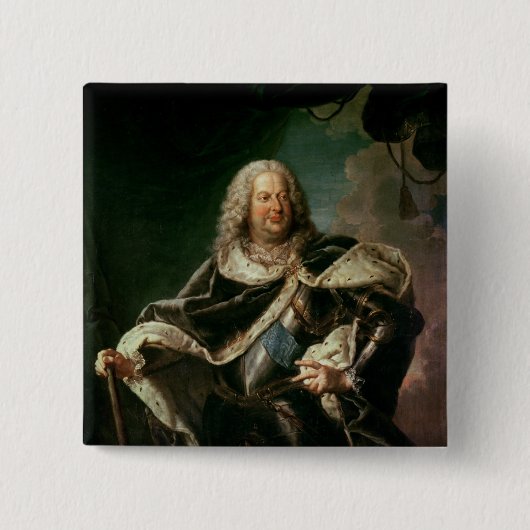 ポーランドのスタニスラスLesczinski王 缶バッジ (正面)