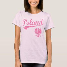 ポーランドのスポーツのスタイル Tシャツ
