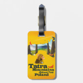 ポーランドのタトラ山国立公園 ラゲッジタグ (裏面縦)