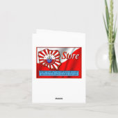 ポーランドのバレンタインノテカード シーズンカード (裏面)