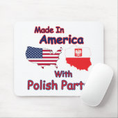 ポーランドのパーツを持つアメリカ マウスパッド (マウス)