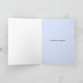 ポーランドのペンギンのクリスマスホリデーカード シーズンカード (内部)