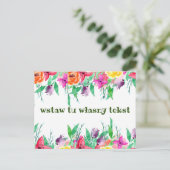 ポーランドのポストカードの挨拶カード ポストカード (スタンド正面)