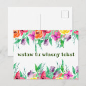 ポーランドのポストカードの挨拶カード ポストカード (正面/裏面)