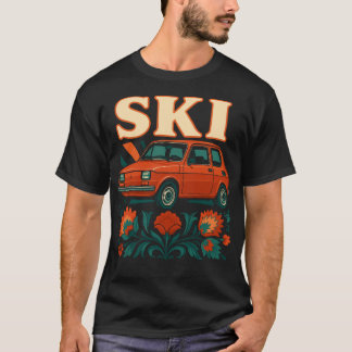 ポーランドのマルチュフ・レトロ・フォークアート Tシャツ