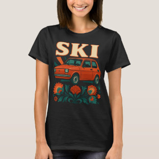 ポーランドのマルフ レトロ フォークアート Tシャツ