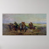 ポーランドのランサーズがロシア人を攻撃, 1920 ポスター (正面)