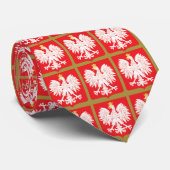 ポーランドのワシの赤い盾のタイ ネクタイ (ロール)