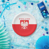 ポーランドのワシの赤の盾 ペーパープレート (パーティー)