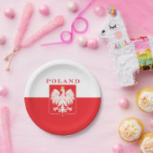 ポーランドのワシの赤の盾 ペーパープレート (パーティー)