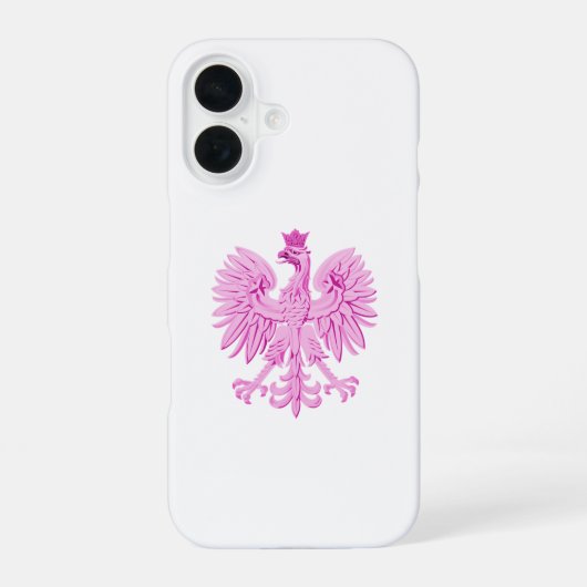ポーランドのワシ珍しいiPhoneケース iPhone 16ケース (裏面)