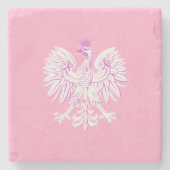 ポーランドのワシ ストーンコースター (正面)