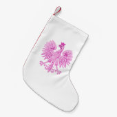 ポーランドのワシ スモールクリスマスストッキング (正面 (吊り時))