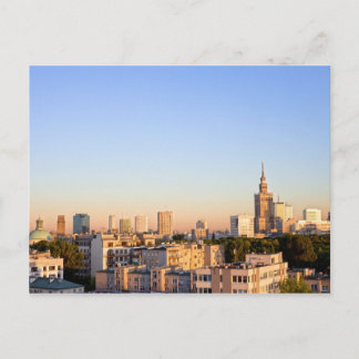 ポーランドのワルシャワ市 ポストカード