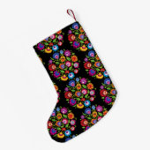 ポーランドの二つの民俗ラウンドコンポジション スモールクリスマスストッキング (裏面 (吊り時))