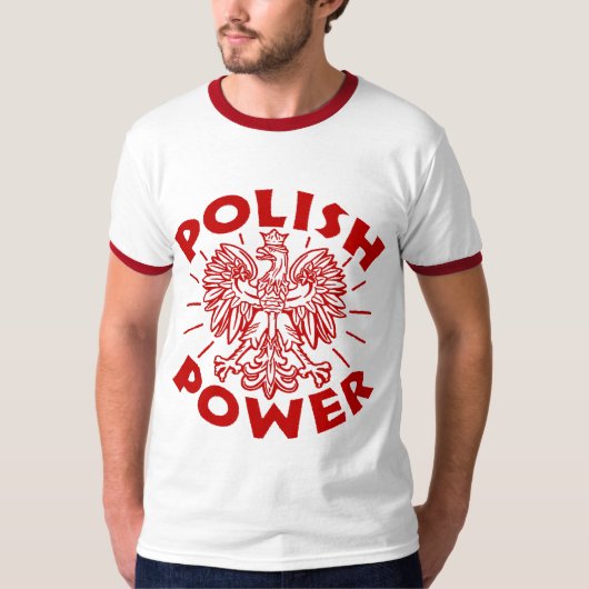 ポーランドの力 Tシャツ (正面)