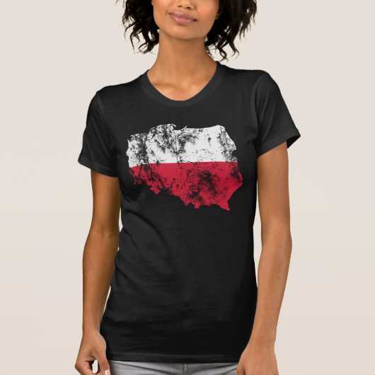 ポーランドの動揺してなワイシャツ Tシャツ (正面)
