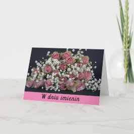 ポーランドの名刺の日付カードのイミニスグリーティングカード シーズンカード