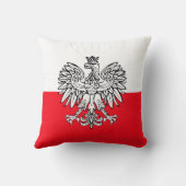 ポーランドの国旗 クッション (裏面)