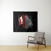 ポーランドの国旗 タペストリー (インサイチュ(横))