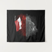 ポーランドの国旗 タペストリー (正面(横))