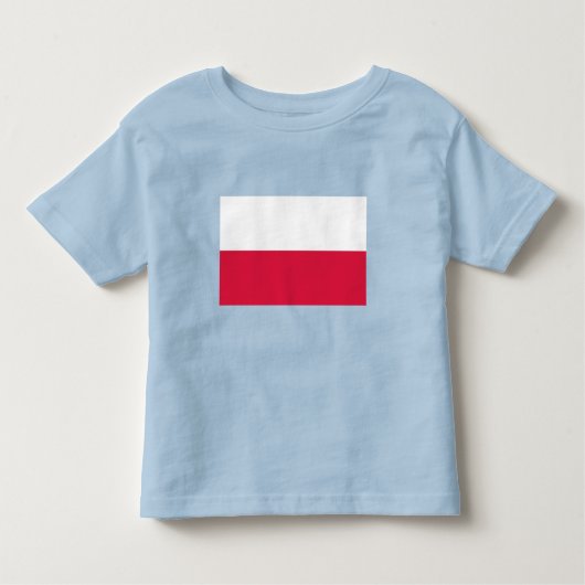 ポーランドの国旗 トドラーTシャツ (正面)