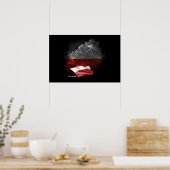 ポーランドの国旗 ポスター (キッチン)