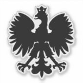 ポーランドの国章の鷲 シール (正面)