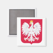 ポーランドの国章 マグネット (正面/裏面)