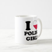 ポーランドの女の子大好き コーヒーマグカップ (正面右)