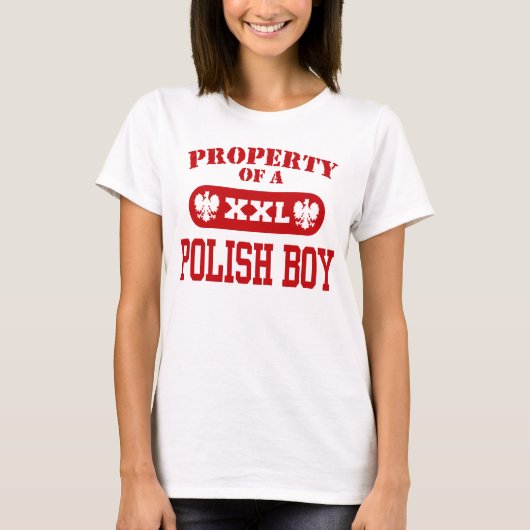 ポーランドの少年の財産 Tシャツ (正面)