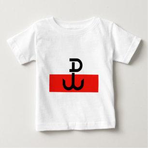 ポーランドの抵抗の旗 ベビーTシャツ