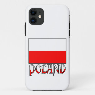 ポーランドの旗と国名 iPhone 11 ケース