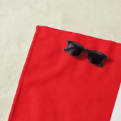 ポーランドの旗のビーチタオル ビーチタオル (インサイチュ)