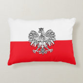 ポーランドの旗 アクセントクッション (正面)