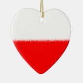 ポーランドの旗 セラミックオーナメント (右)