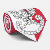 ポーランドの旗 ネクタイ (ロール)