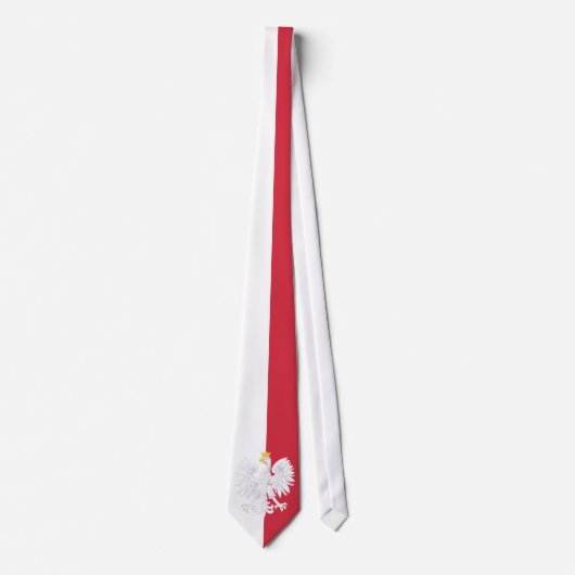 ポーランドの旗 ネクタイ (正面)