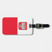 ポーランドの旗 ラゲッジタグ (正面横)