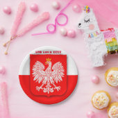 ポーランドの旗 ワールドカップ2026 サッカー フットボール ポルスカ ペーパープレート (パーティー)