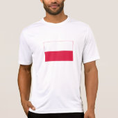 ポーランドの旗 Tシャツ (正面)
