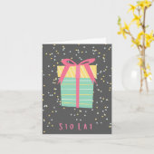 ポーランドの最後の誕生日の名前おめでとう カード (黄色い花)