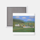 ポーランドの村 マグネット (正面/裏面)