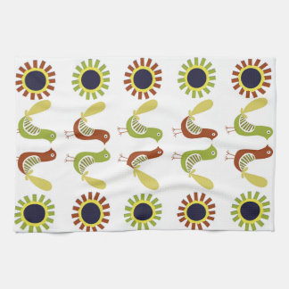 ポーランドの民俗鳥、台所タオル キッチンタオル