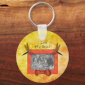 ポーランドの祖母は私のバビドラゴンフライを愛する キーホルダー (裏面)