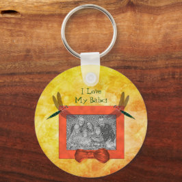 ポーランドの祖母は私のバビドラゴンフライを愛する キーホルダー