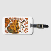 ポーランドの秋の農村 ラゲッジタグ (正面横)