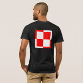 ポーランドの空軍 Tシャツ (裏面フル)