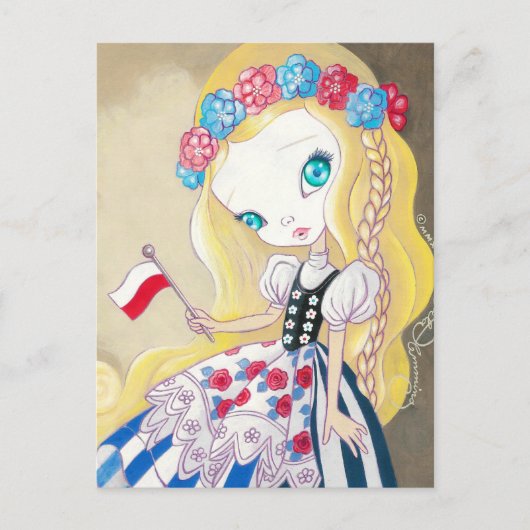 ポーランドの美しさ ポストカード (正面)