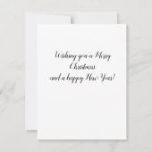 ポーランドの金ゴールドでウェソワチシフォンメリークリスマスカード (裏面)